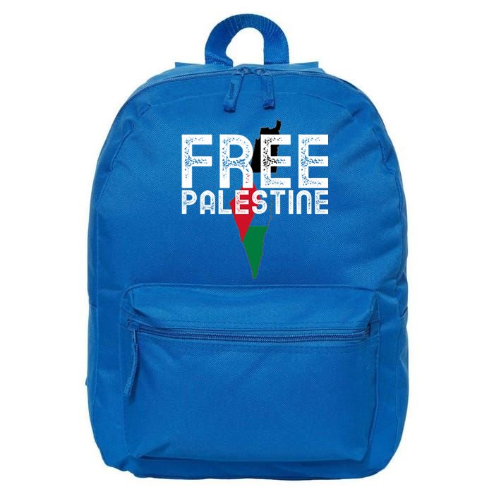 Free Palestine Flag Arabic Free Gaza Palestinian Flag Funny Gift 16 in Basic Backpack