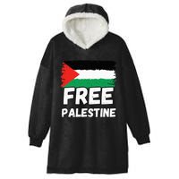 Free Palestine Flag  Hooded Wearable Blanket