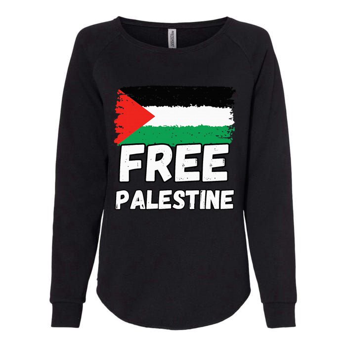 Free Palestine Flag  Womens California Wash Sweatshirt