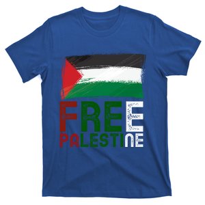 Free Palestine Flag Arabic Free Gaza Palestinian Flag Gift T-Shirt