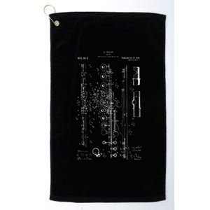 Flute Patent Platinum Collection Golf Towel