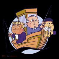 Fishing Presidents Funny Tall T-Shirt