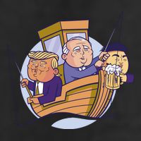 Fishing Presidents Funny 11oz C Handle Ceramic Mug