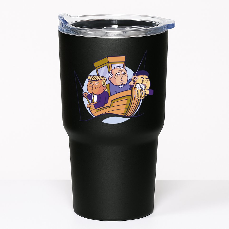 Fishing Presidents Funny Tumbler