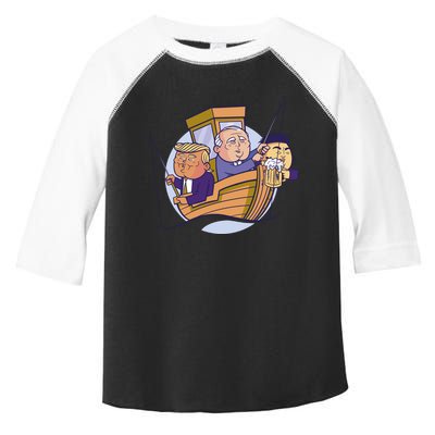 Fishing Presidents Funny Toddler Fine Jersey T-Shirt