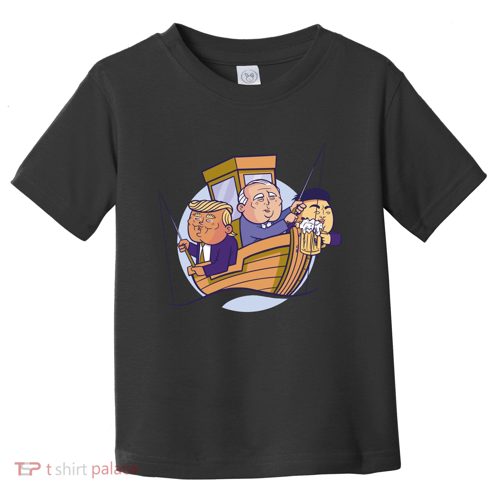 Fishing Presidents Funny Toddler T-Shirt