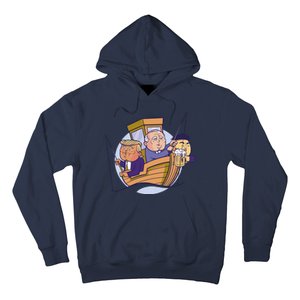 Fishing Presidents Funny Hoodie