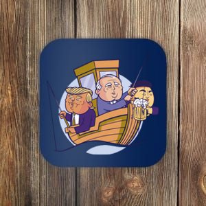 Fishing Presidents Funny Coaster