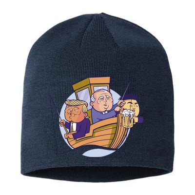 Fishing Presidents Funny Sustainable Beanie