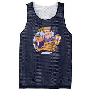 Fishing Presidents Funny Mesh Reversible Basketball Jersey Tank