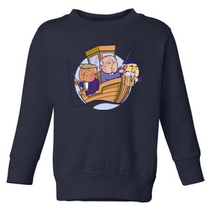 Fishing Presidents Funny Toddler Sweatshirt