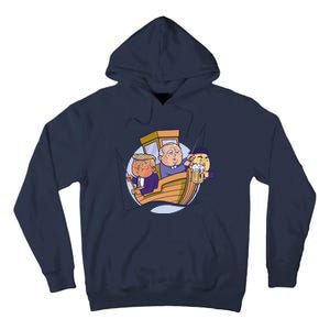 Fishing Presidents Funny Tall Hoodie