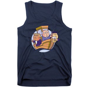 Fishing Presidents Funny Tank Top