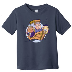 Fishing Presidents Funny Toddler T-Shirt