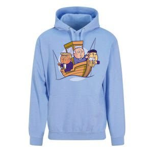 Fishing Presidents Funny Unisex Surf Hoodie