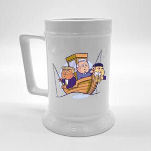 Fishing Presidents Funny Beer Stein