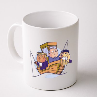 Fishing Presidents Funny Coffee Mug