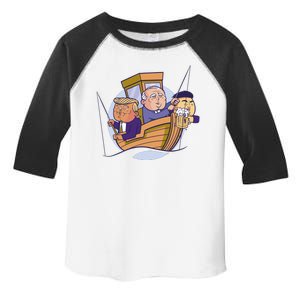 Fishing Presidents Funny Toddler Fine Jersey T-Shirt