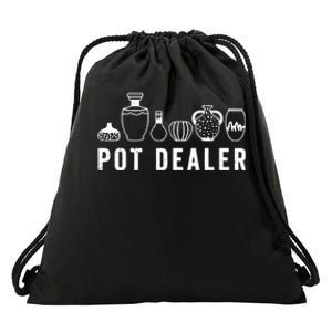 Funny Pottery Drawstring Bag