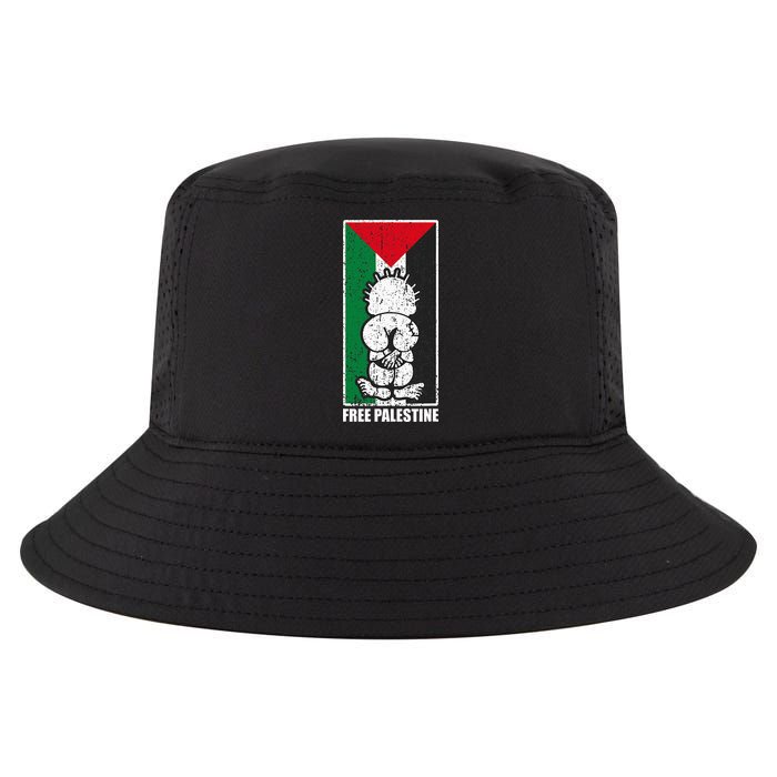 Free Palestine Flag Hanthala Gaza Save Sheikh Jarrah Cool Comfort Performance Bucket Hat