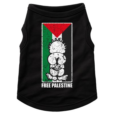 Free Palestine Flag Hanthala Gaza Save Sheikh Jarrah Doggie Tank