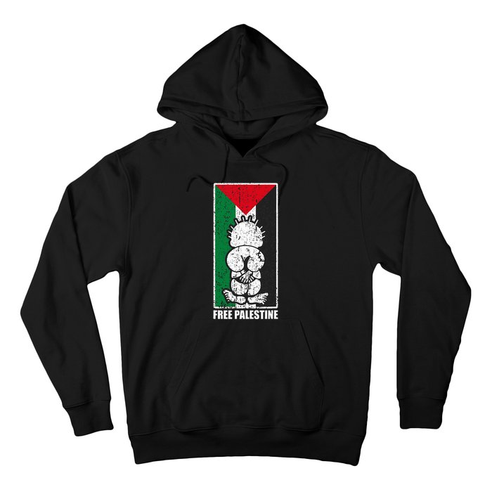 Free Palestine Flag Hanthala Gaza Save Sheikh Jarrah Hoodie