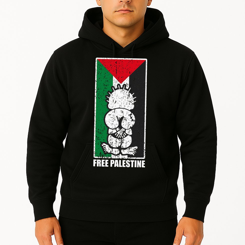 Free Palestine Flag Hanthala Gaza Save Sheikh Jarrah Hoodie