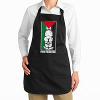 Free Palestine Flag Hanthala Gaza Save Sheikh Jarrah Apron