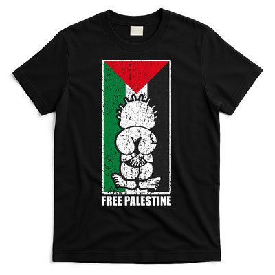 Free Palestine Flag Hanthala Gaza Save Sheikh Jarrah T-Shirt