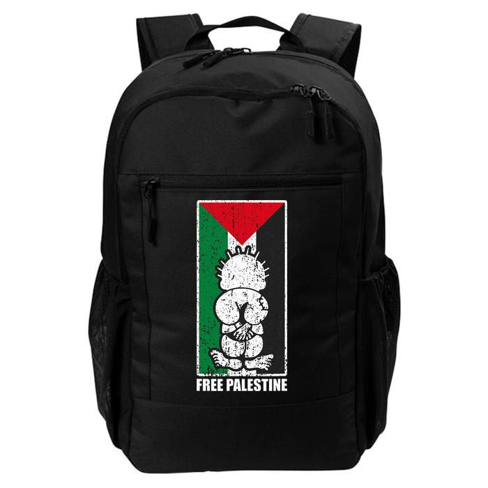 Free Palestine Flag Hanthala Gaza Save Sheikh Jarrah Backpack