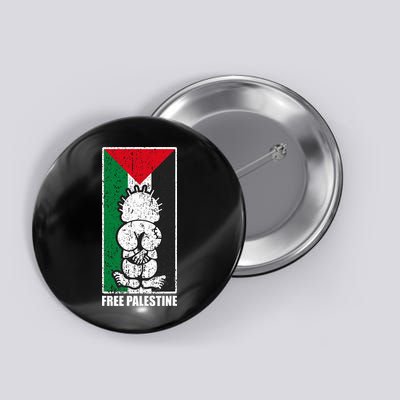 Free Palestine Flag Hanthala Gaza Save Sheikh Jarrah Button