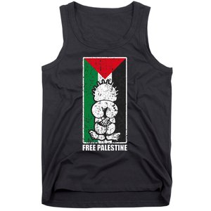 Free Palestine Flag Hanthala Gaza Save Sheikh Jarrah Tank Top