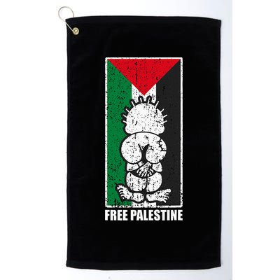 Free Palestine Flag Hanthala Gaza Save Sheikh Jarrah Golf Towel