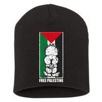 Free Palestine Flag Hanthala Gaza Save Sheikh Jarrah Short Acrylic Beanie