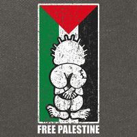 Free Palestine Flag Hanthala Gaza Save Sheikh Jarrah Cotton Canvas Backpack