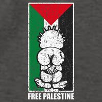 Free Palestine Flag Hanthala Gaza Save Sheikh Jarrah Vector Backpack