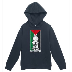 Free Palestine Flag Hanthala Gaza Save Sheikh Jarrah Urban Pullover Hoodie