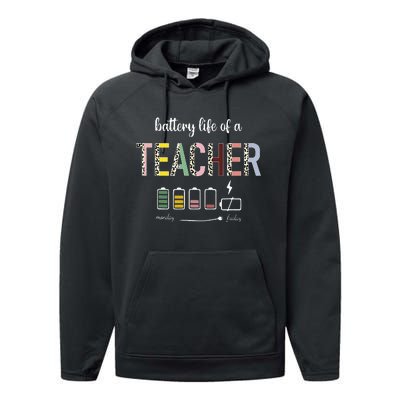 Funny Paraprofessional For  Para Assistant Teacher Performance Fleece Hoodie