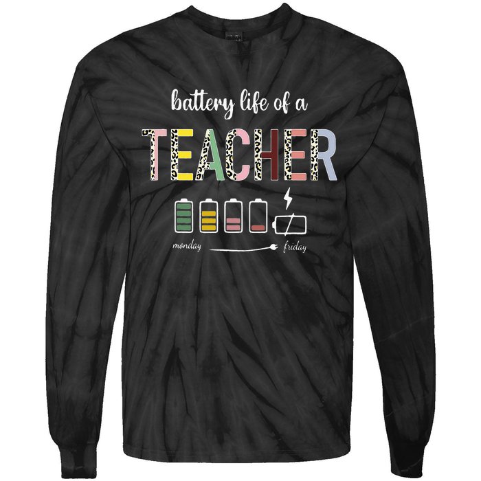 Funny Paraprofessional For  Para Assistant Teacher Tie-Dye Long Sleeve Shirt