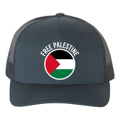 Free Palestine Free Gaza Palestine Flag Great Gift Yupoong Adult 5-Panel Trucker Hat