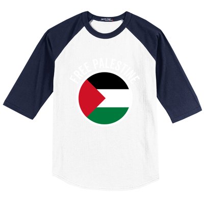 Free Palestine Free Gaza Palestine Flag Great Gift Baseball Sleeve Shirt