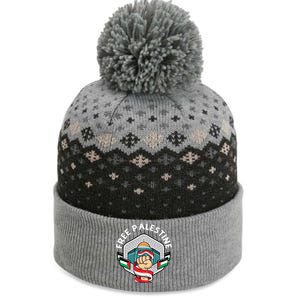 Free Palestine Flag Save Gaza Strip End The Occupation Gift The Baniff Cuffed Pom Beanie