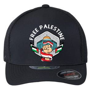 Free Palestine Flag Save Gaza Strip End The Occupation Gift Flexfit Unipanel Trucker Cap