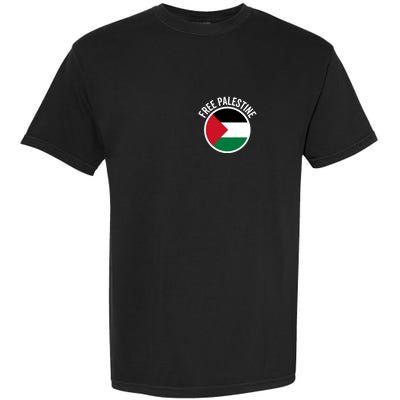 Free Palestine Free Gaza Palestine Flag Stop War Garment-Dyed Heavyweight T-Shirt