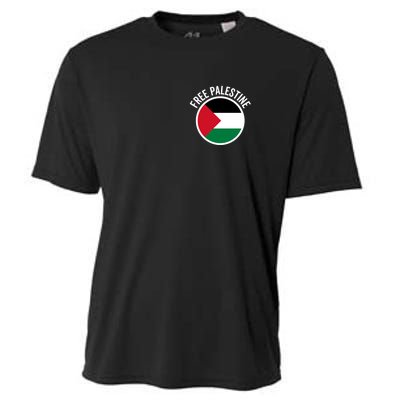 Free Palestine Free Gaza Palestine Flag Stop War Cooling Performance Crew T-Shirt