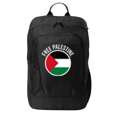 Free Palestine Free Gaza Palestine Flag Stop War City Backpack