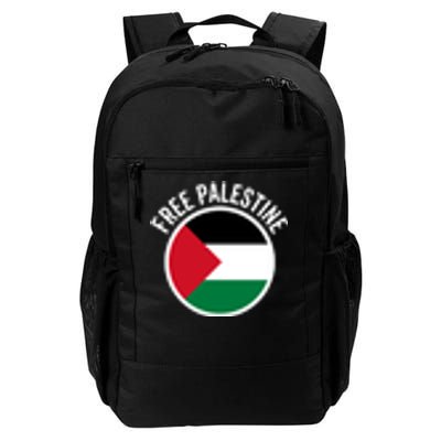 Free Palestine Free Gaza Palestine Flag Stop War Daily Commute Backpack