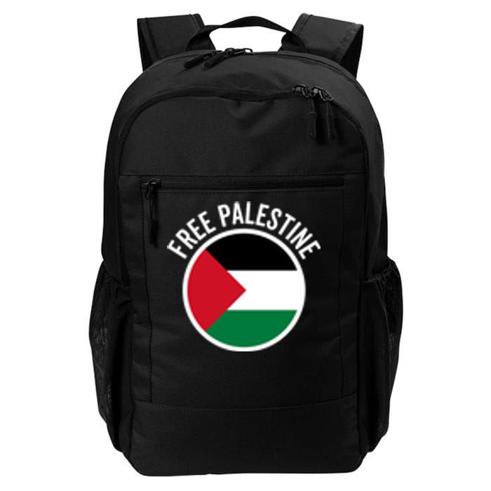 Free Palestine Free Gaza Palestine Flag Stop War Daily Commute Backpack