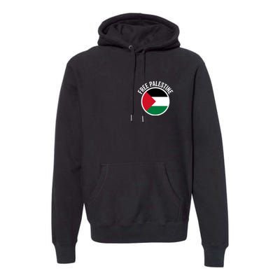 Free Palestine Free Gaza Palestine Flag Stop War Premium Hoodie