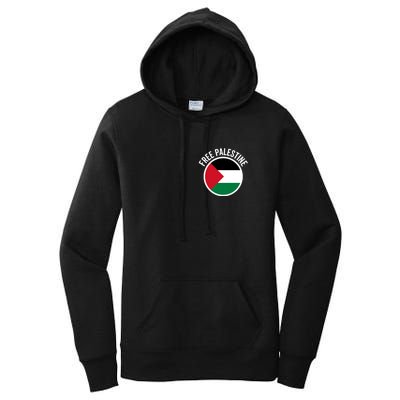 Free Palestine Free Gaza Palestine Flag Stop War Women's Pullover Hoodie